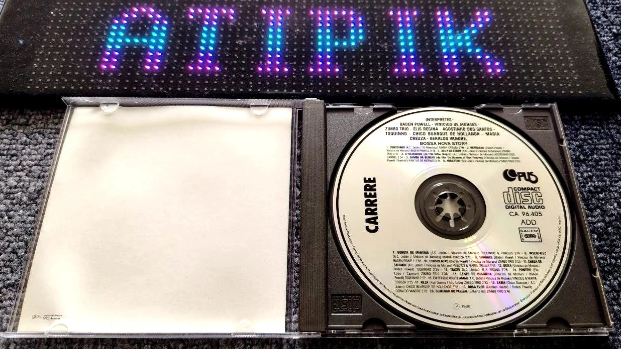 🎵 Historia de la Bossa Nova – El cd coleccionable brasileño de 1986, 40 años de historia! – photo 3